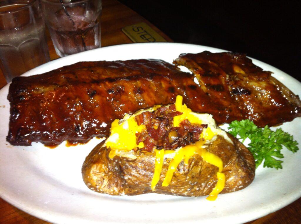 BBQ Ribs from Houston's in Boca Raton