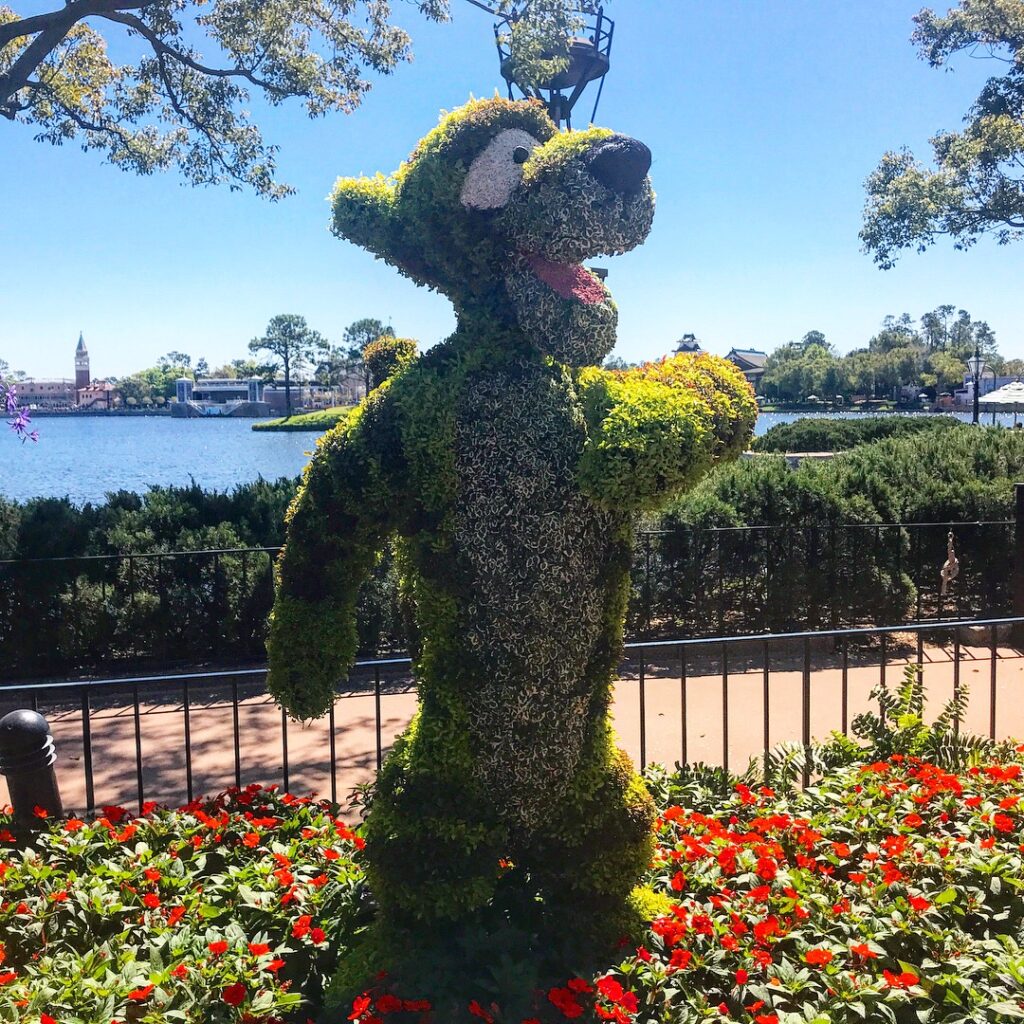 Tigger topiary at the 2018 Epcot International Flower & Garden Festival