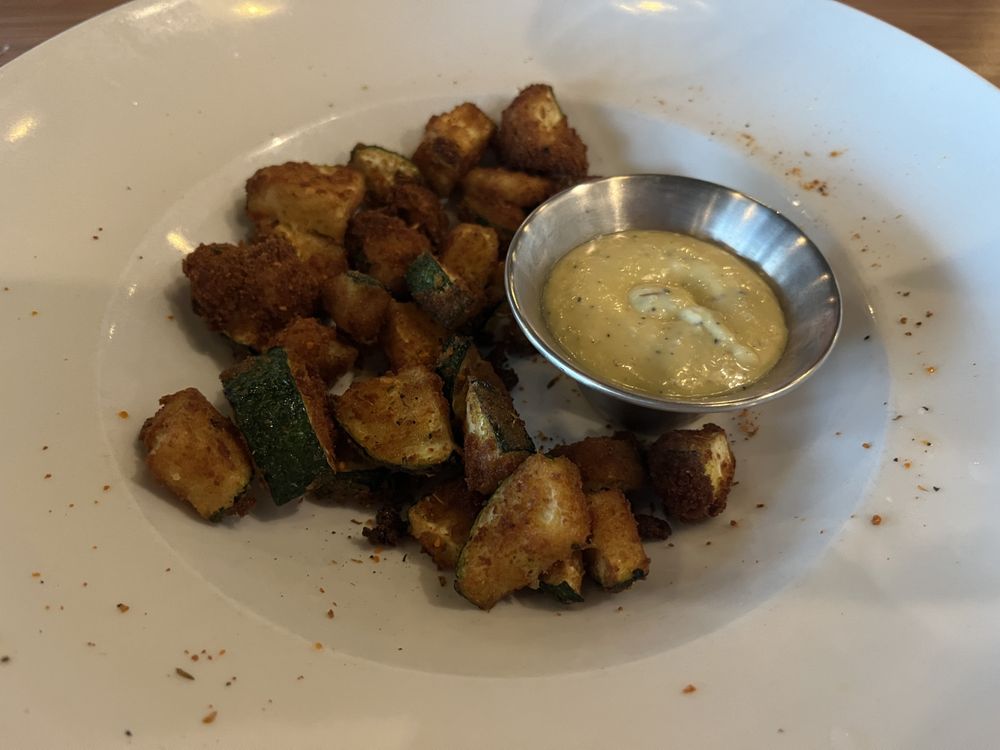 Fried Zucchini from Agliolio A Fresh Take On Italian - Boynton Beach