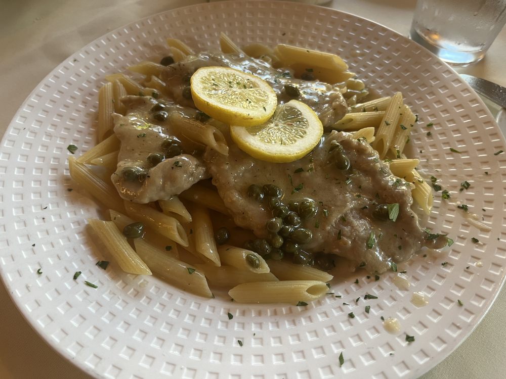 Veal Piccata from Renzo's in Boca Raton